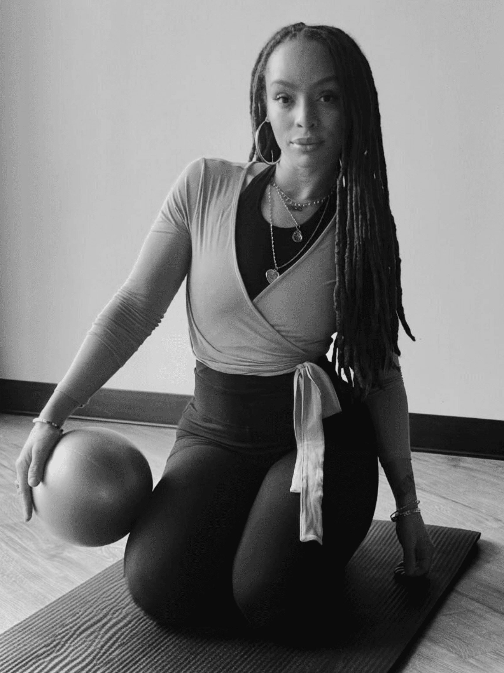 Samantha in studio